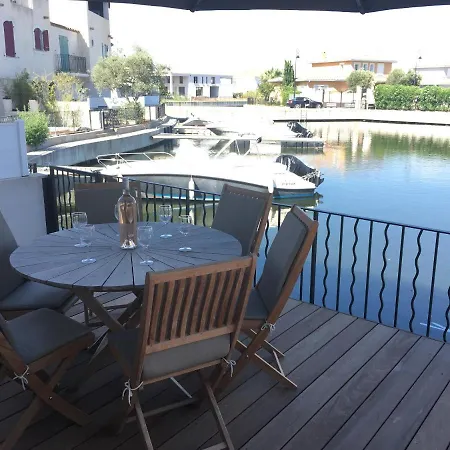 Nyaraló Marina 120m²/8 Pers/ Terrasse 100m²/ Appontement Aigues-Mortes